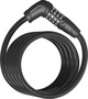 Coil Cable Lock 6512C/180/12 black
